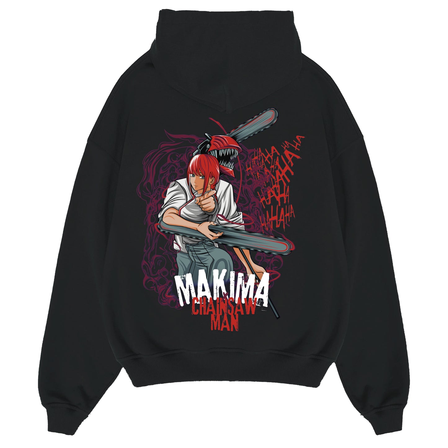 Makima x Denji Chainsaw Man - Oversize Hoodie