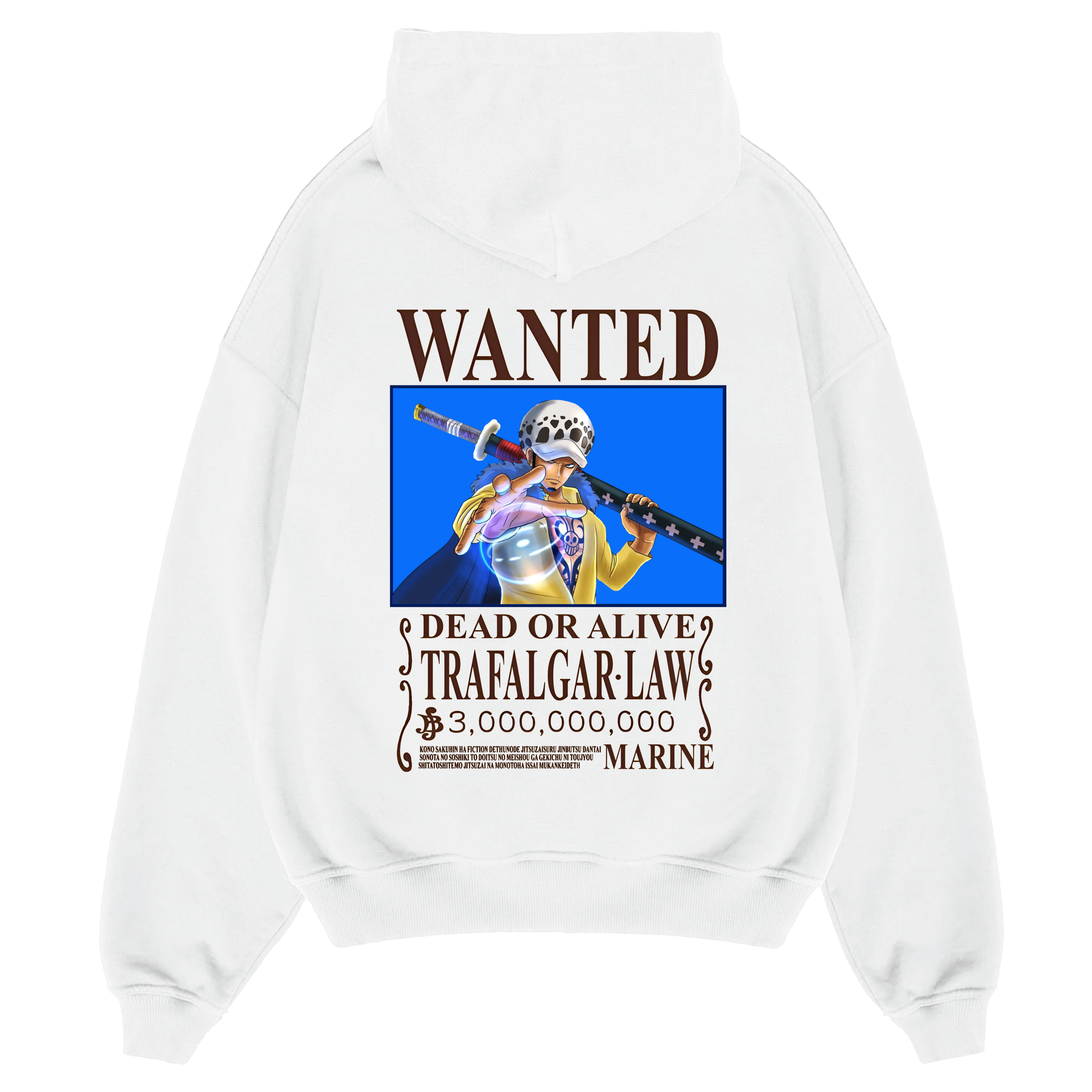 "Trafalgar Law" One Piece - Oversized Hoodie