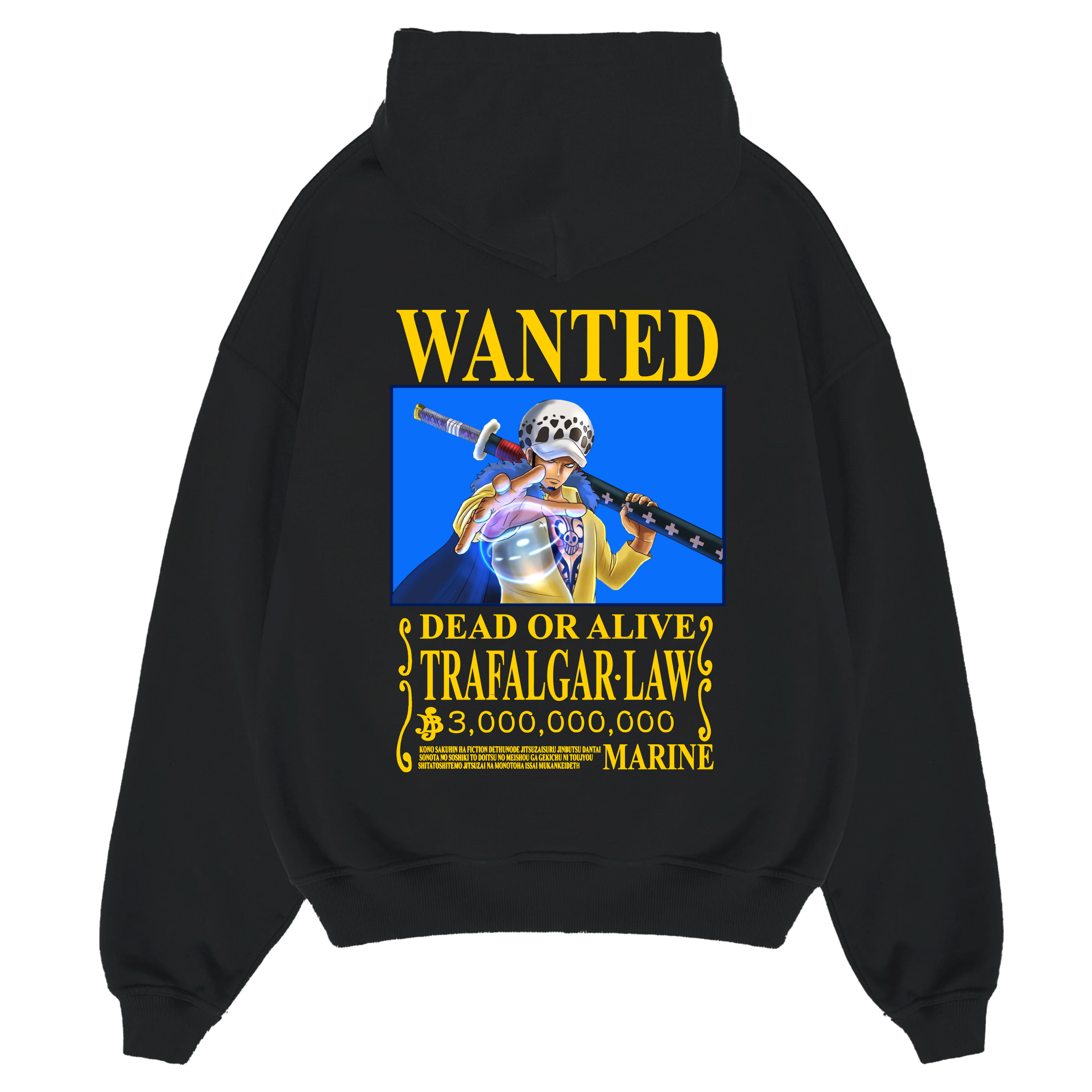 "Trafalgar Law" One Piece - Oversized Hoodie