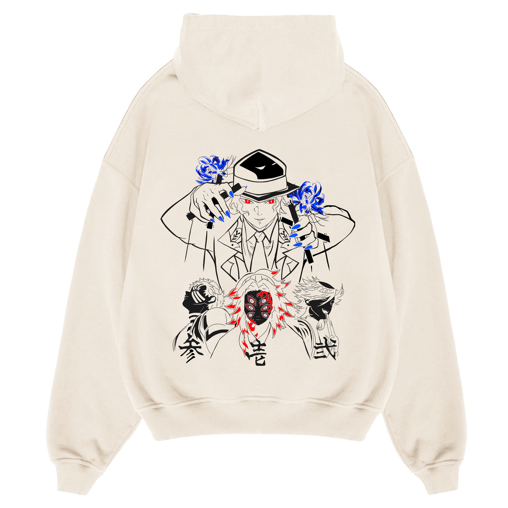 "Muzan x 3 Upper Moon’s" - Oversized Hoodie