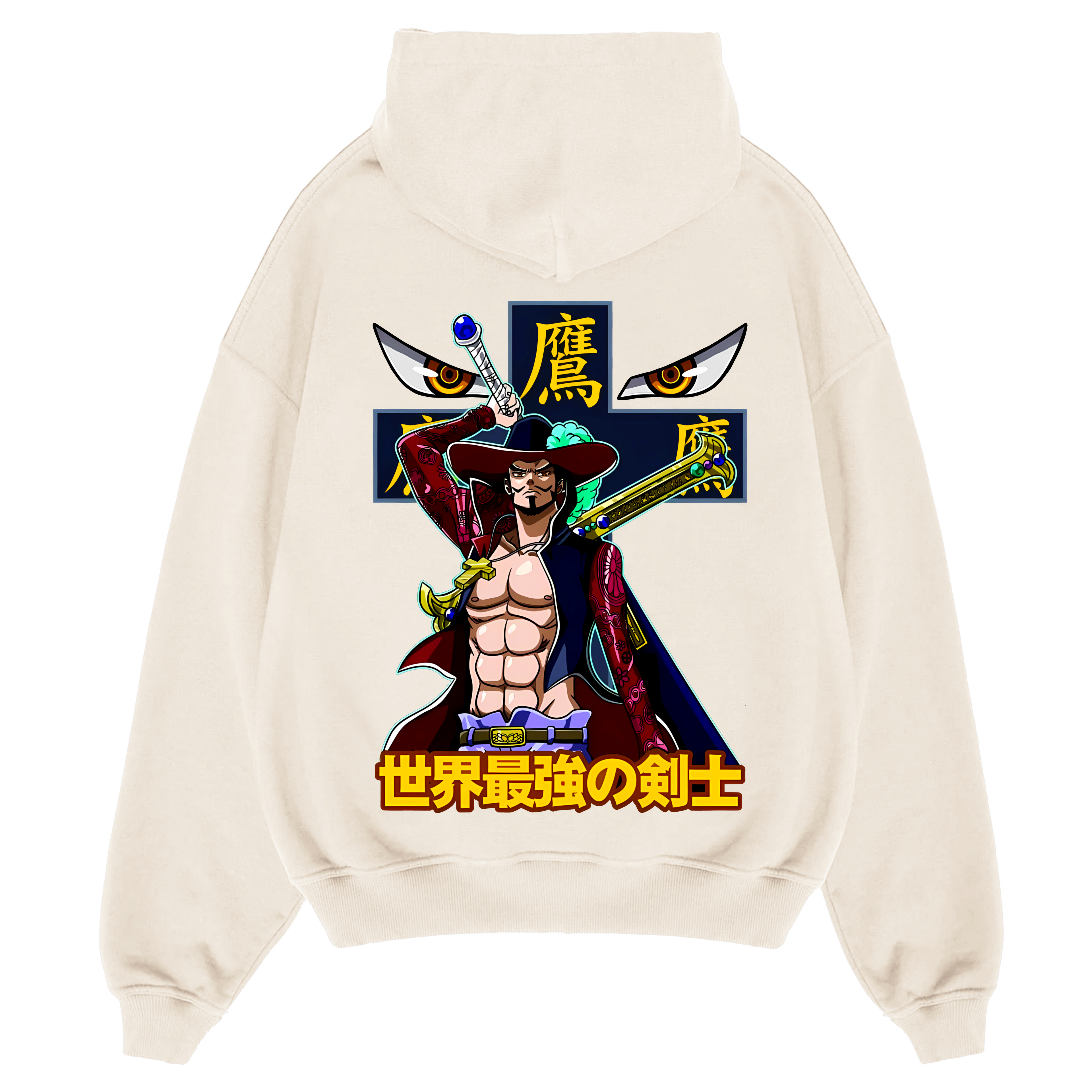 "Mihawk" One Piece - Oversized Hoodie