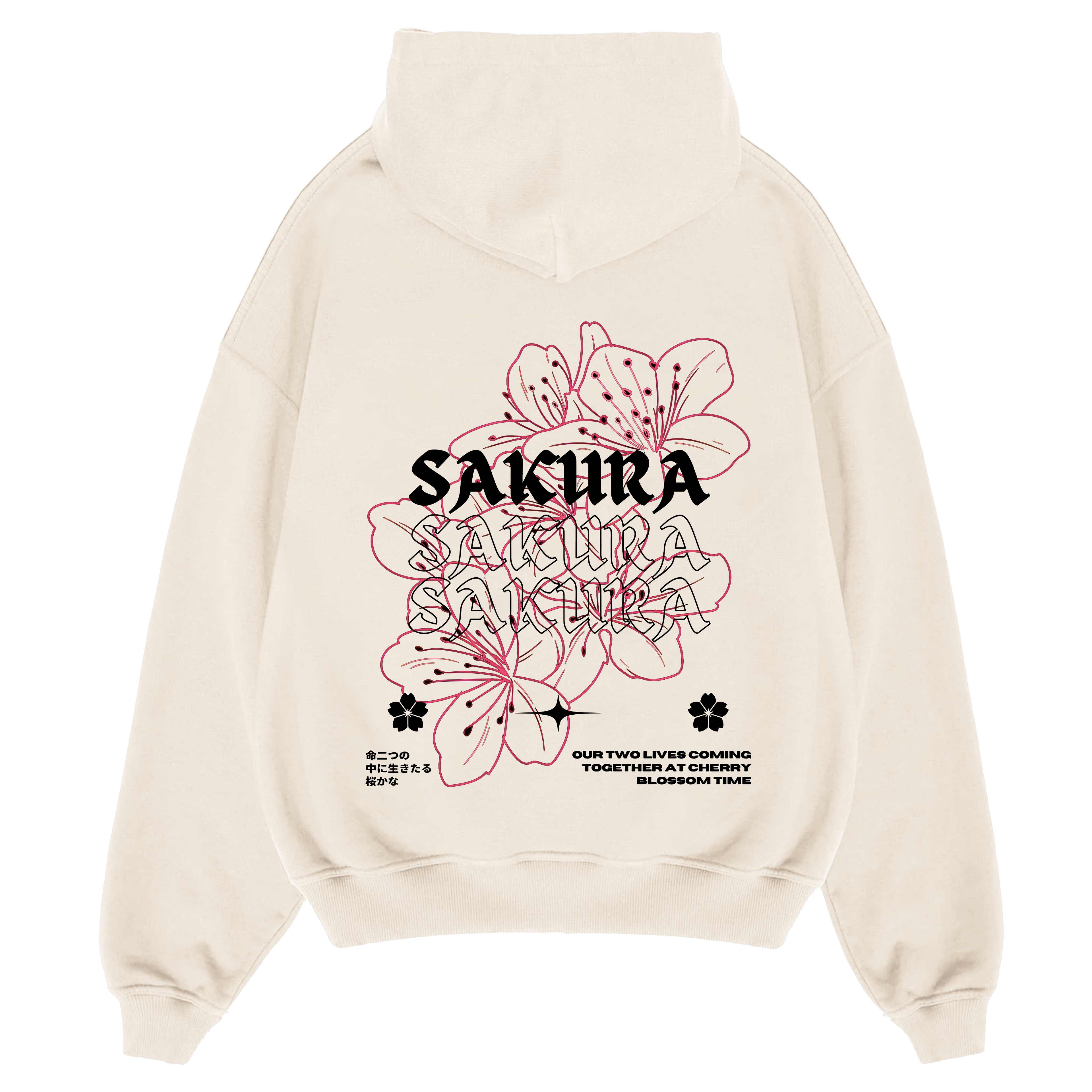 "Sakura" - Oversized Hoodie