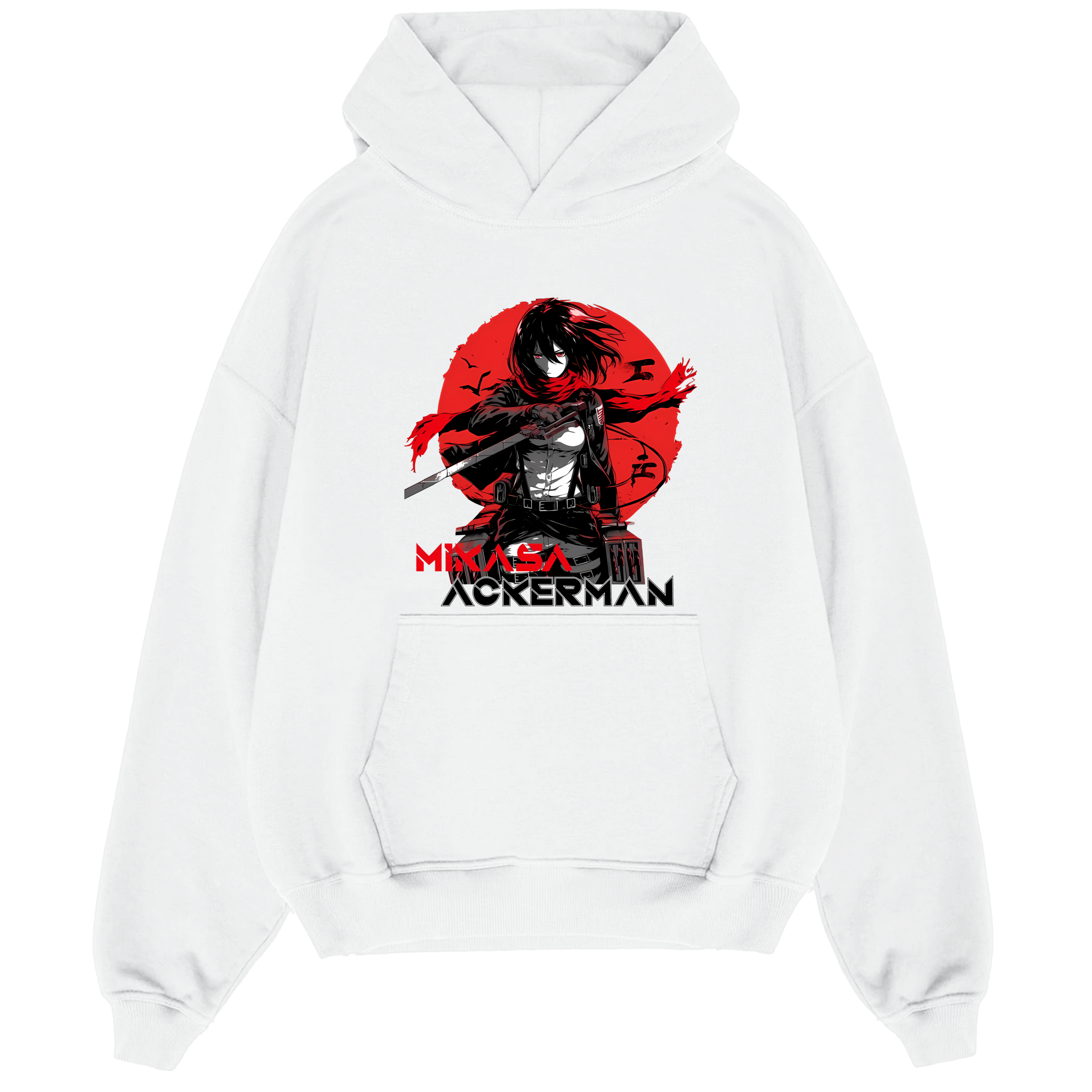"Mikasa Akamann" - Oversized Hoodie
