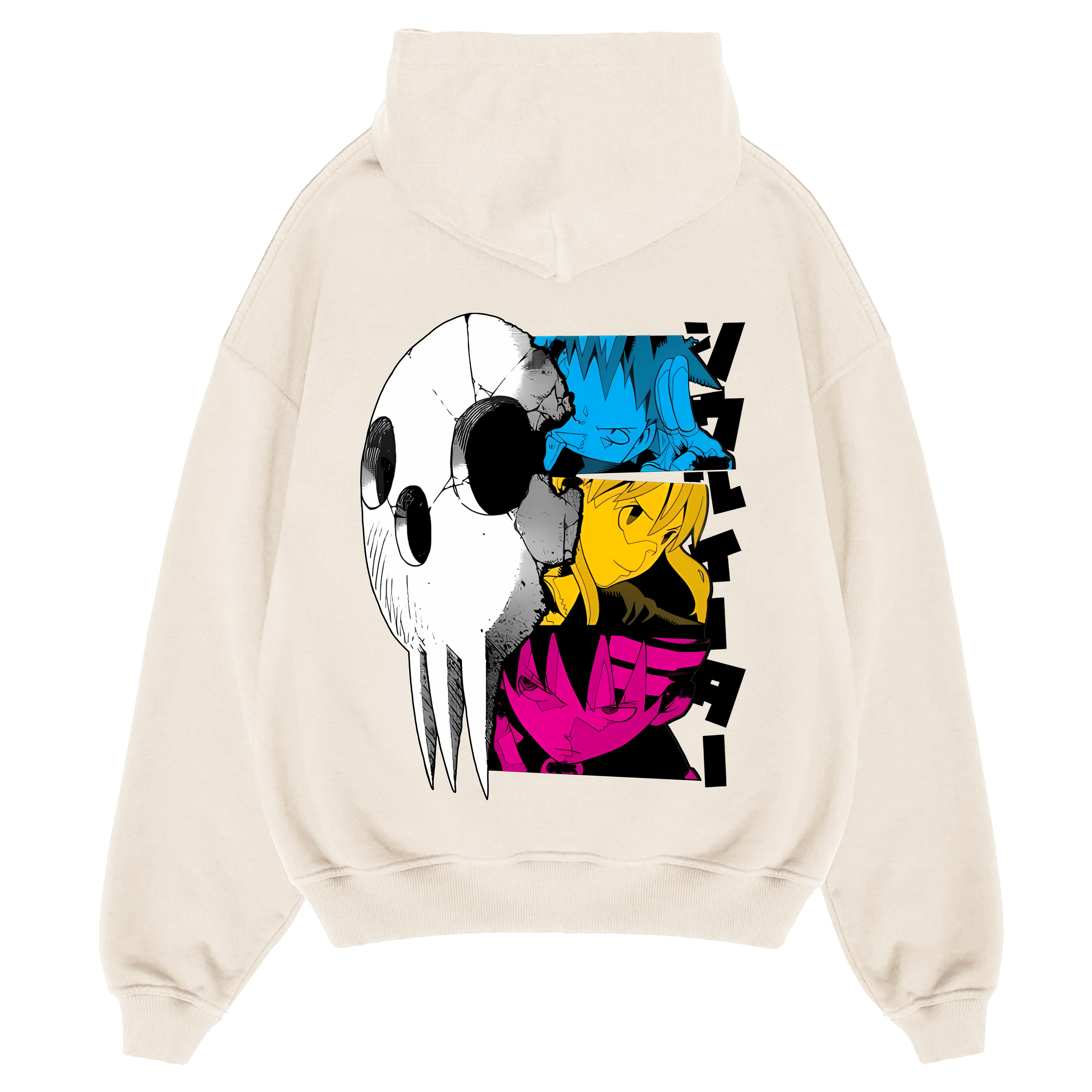 “Kid, Maka & Black Star” - Oversized Hoodie