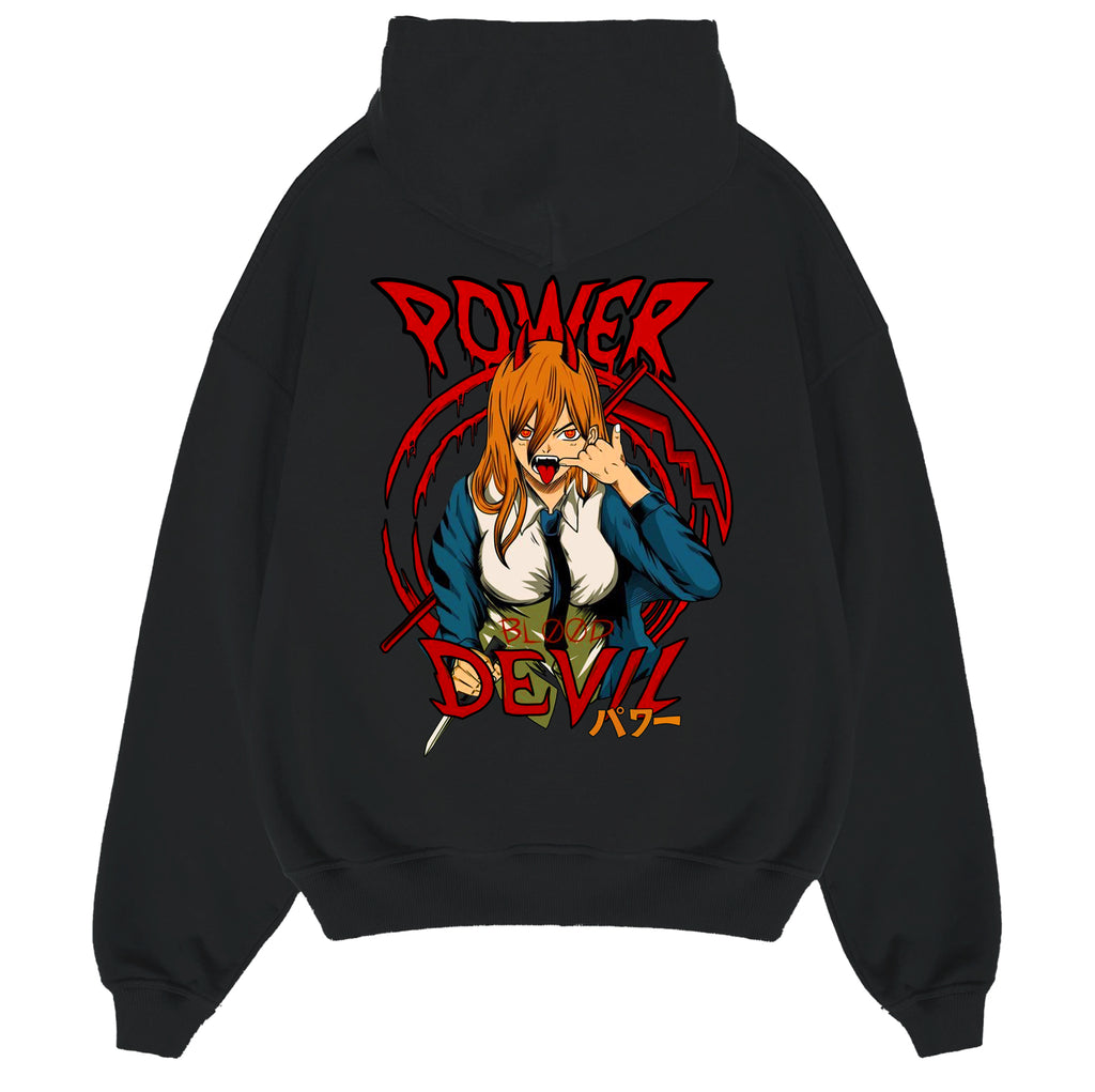 "Power - Blood Devil" - Oversized Hoodie