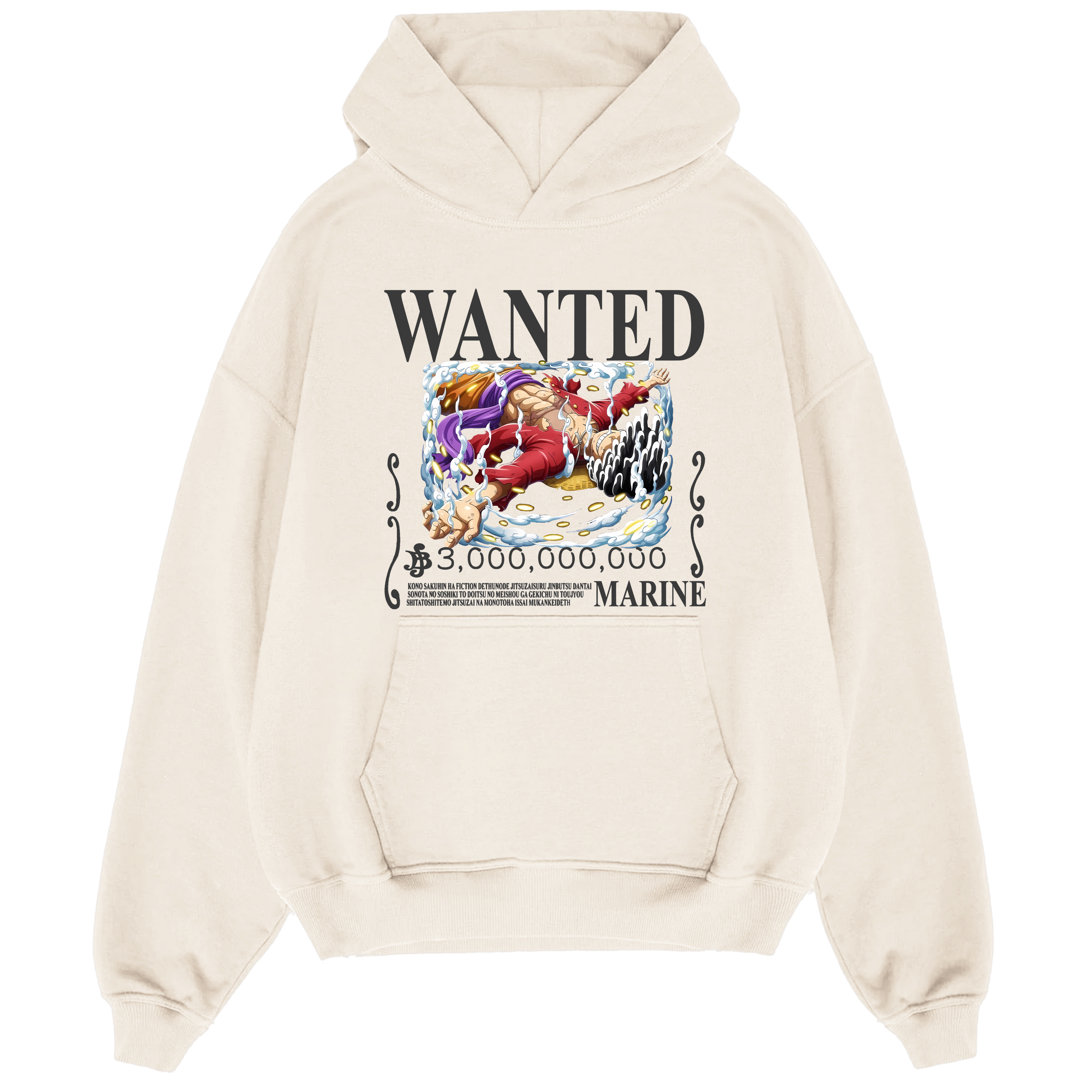 "Gear 5" One Piece - Oversized Hoodie