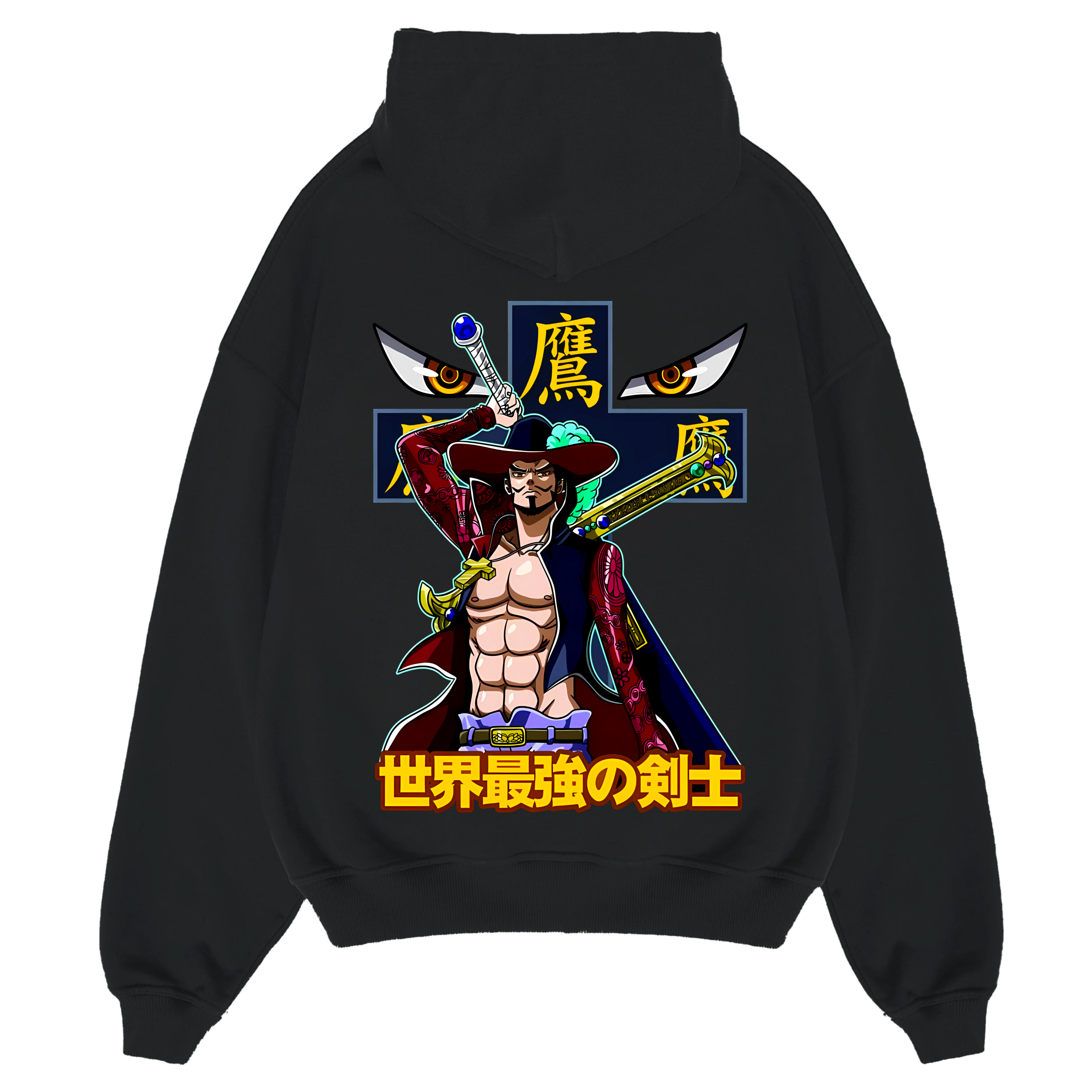 "Mihawk" One Piece - Oversized Hoodie