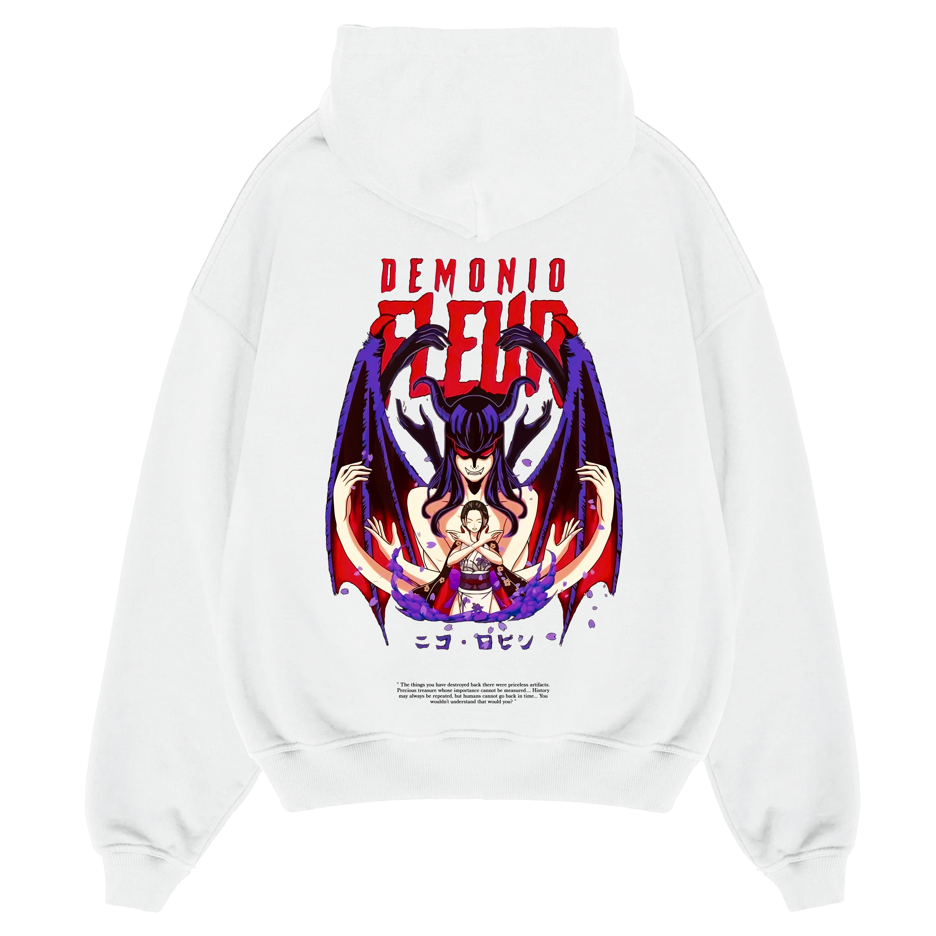 "Demonio Fleur" - Oversized Hoodie
