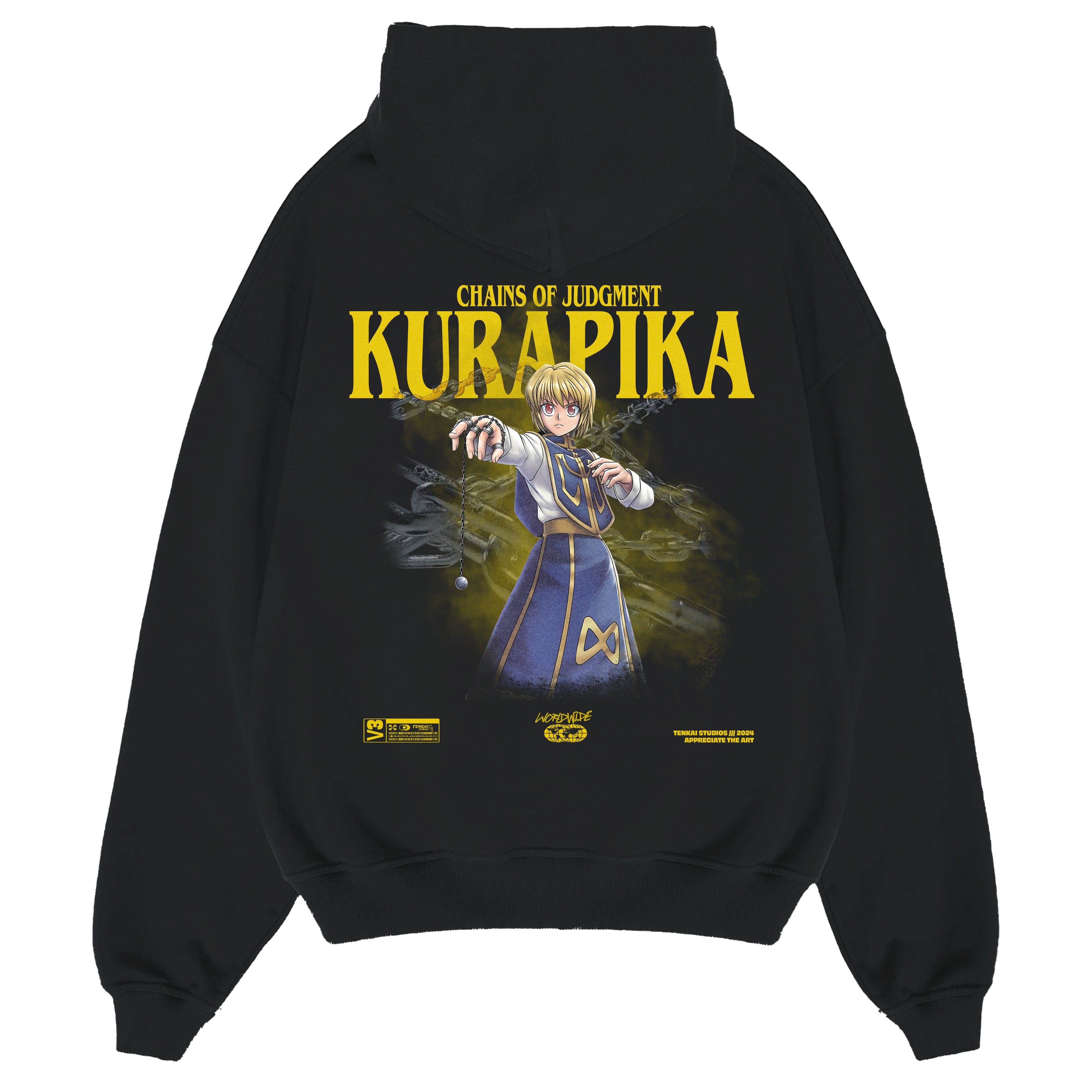 "Chains of Judgment - Kurapika" - Oversized Hoodie
