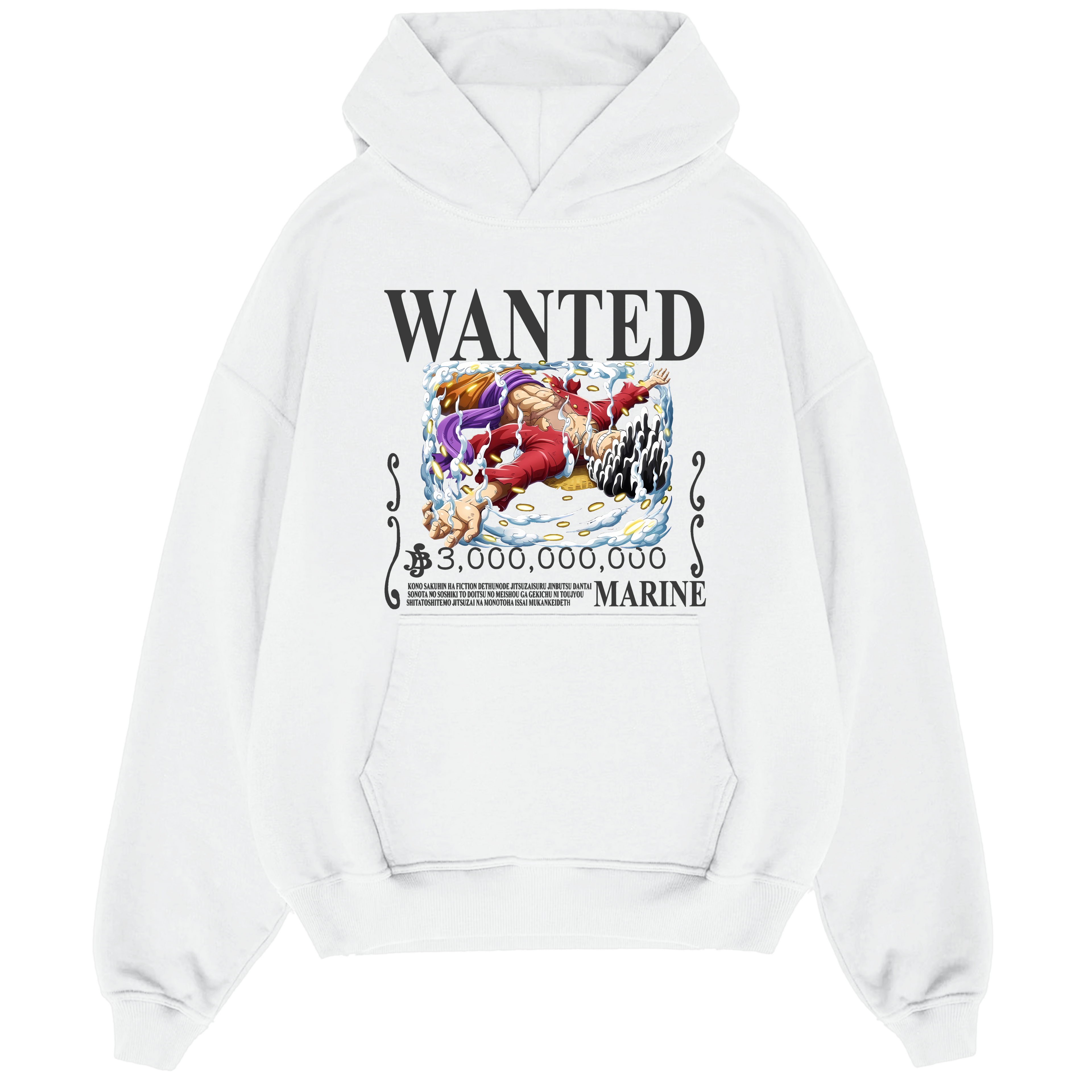 "Gear 5" One Piece - Oversized Hoodie