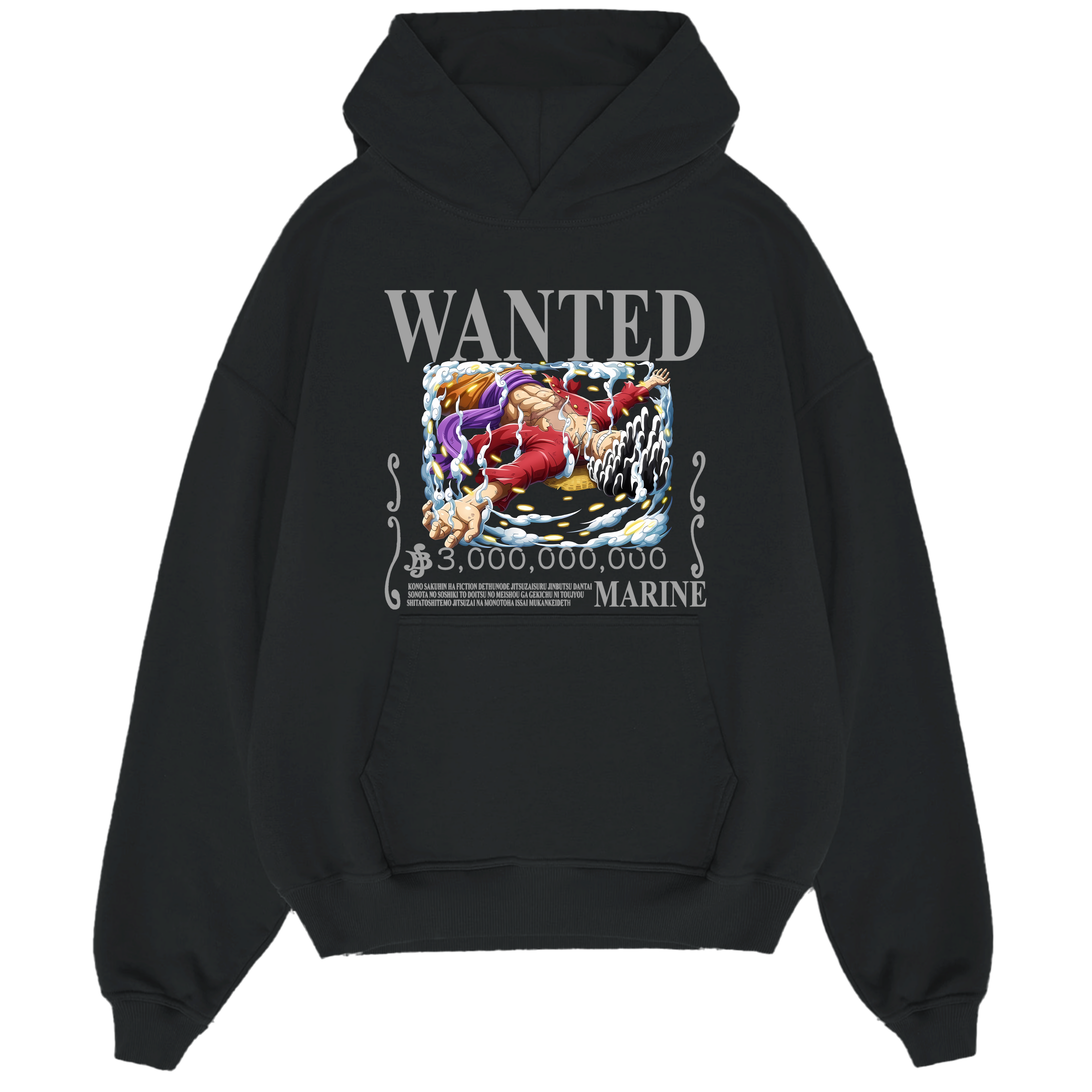 "Gear 5" One Piece - Oversized Hoodie