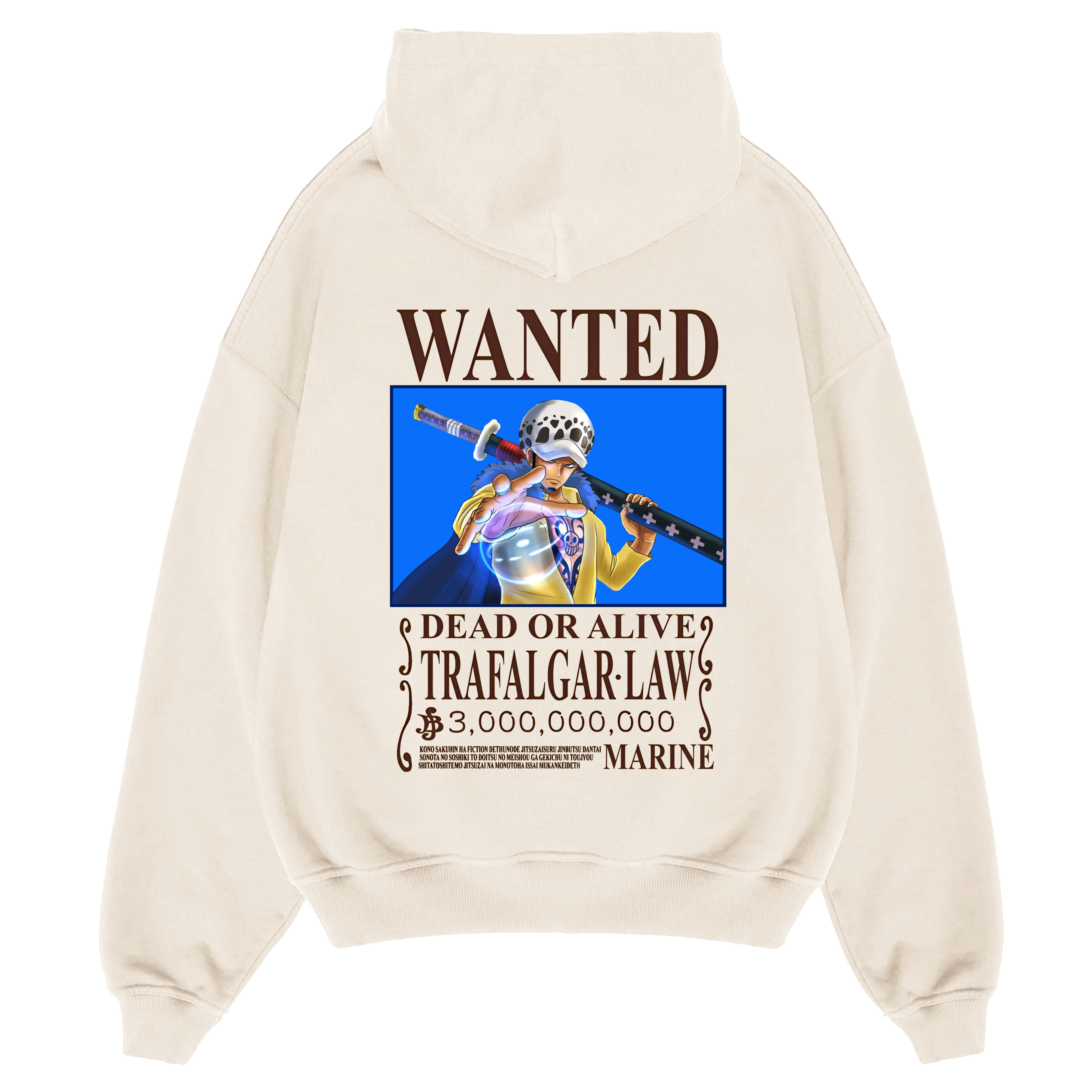 "Trafalgar Law" One Piece - Oversized Hoodie