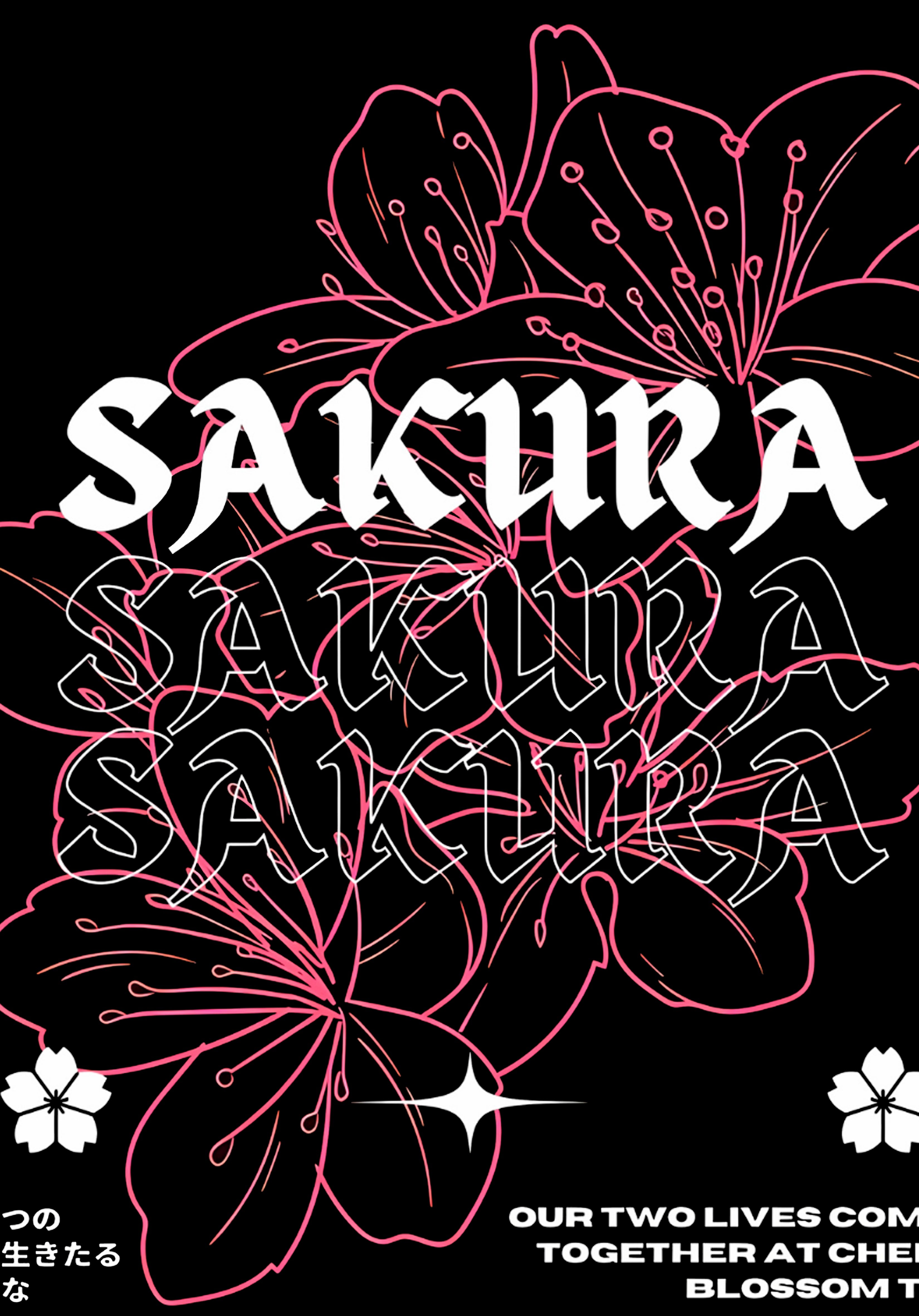 "Sakura" - Oversized Hoodie