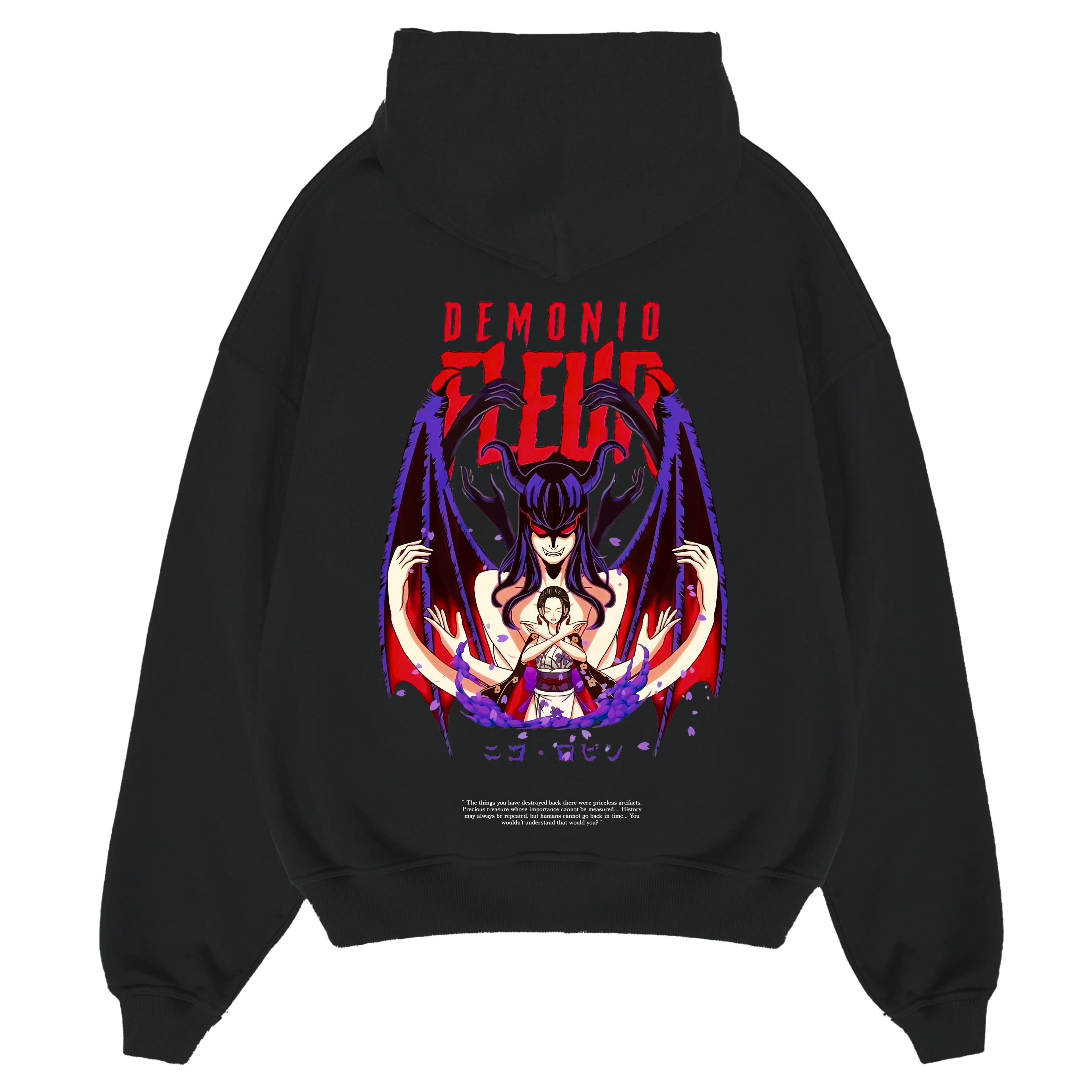 "Demonio Fleur" - Oversized Hoodie