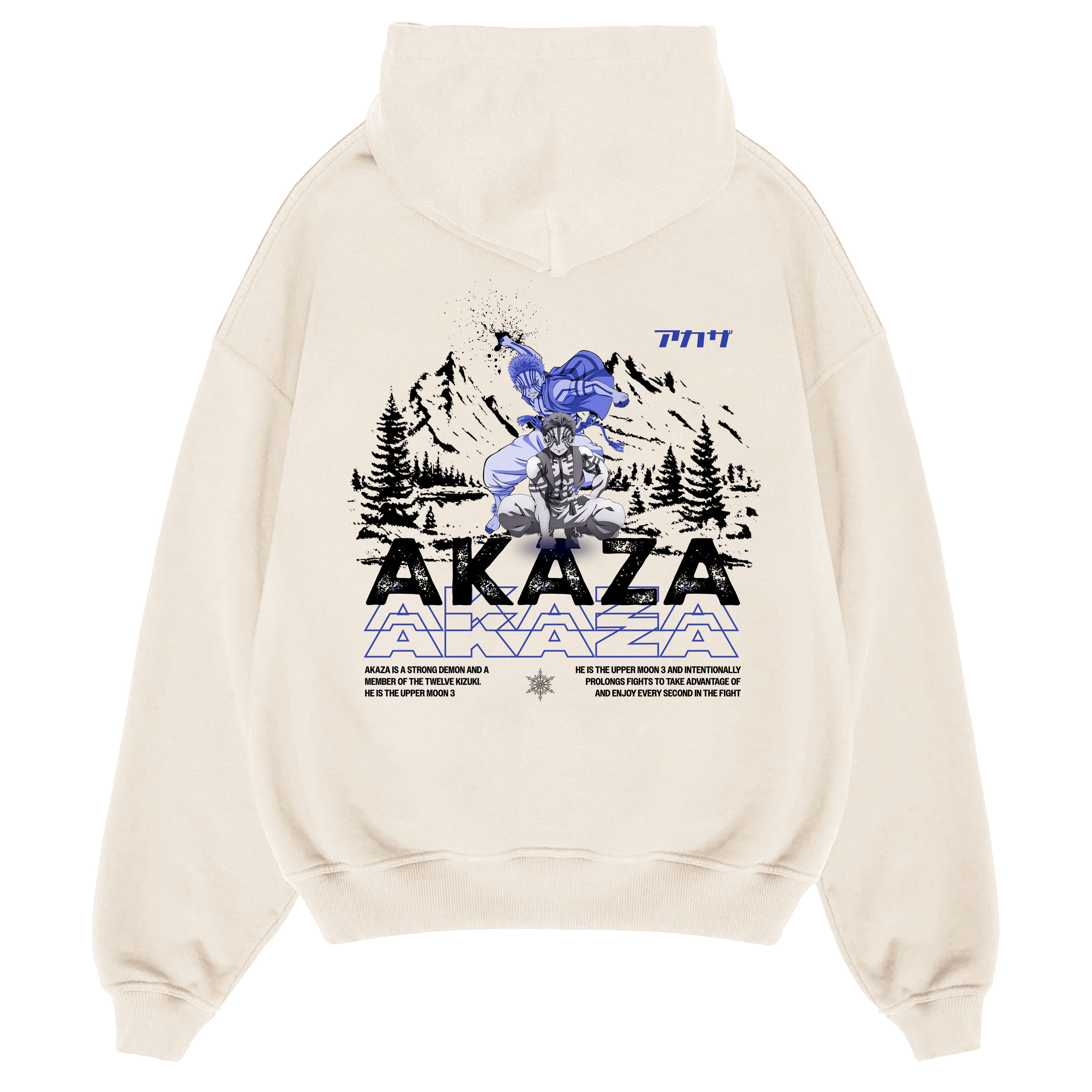 "Akaza" Demon Slayer - Oversized Hoodie