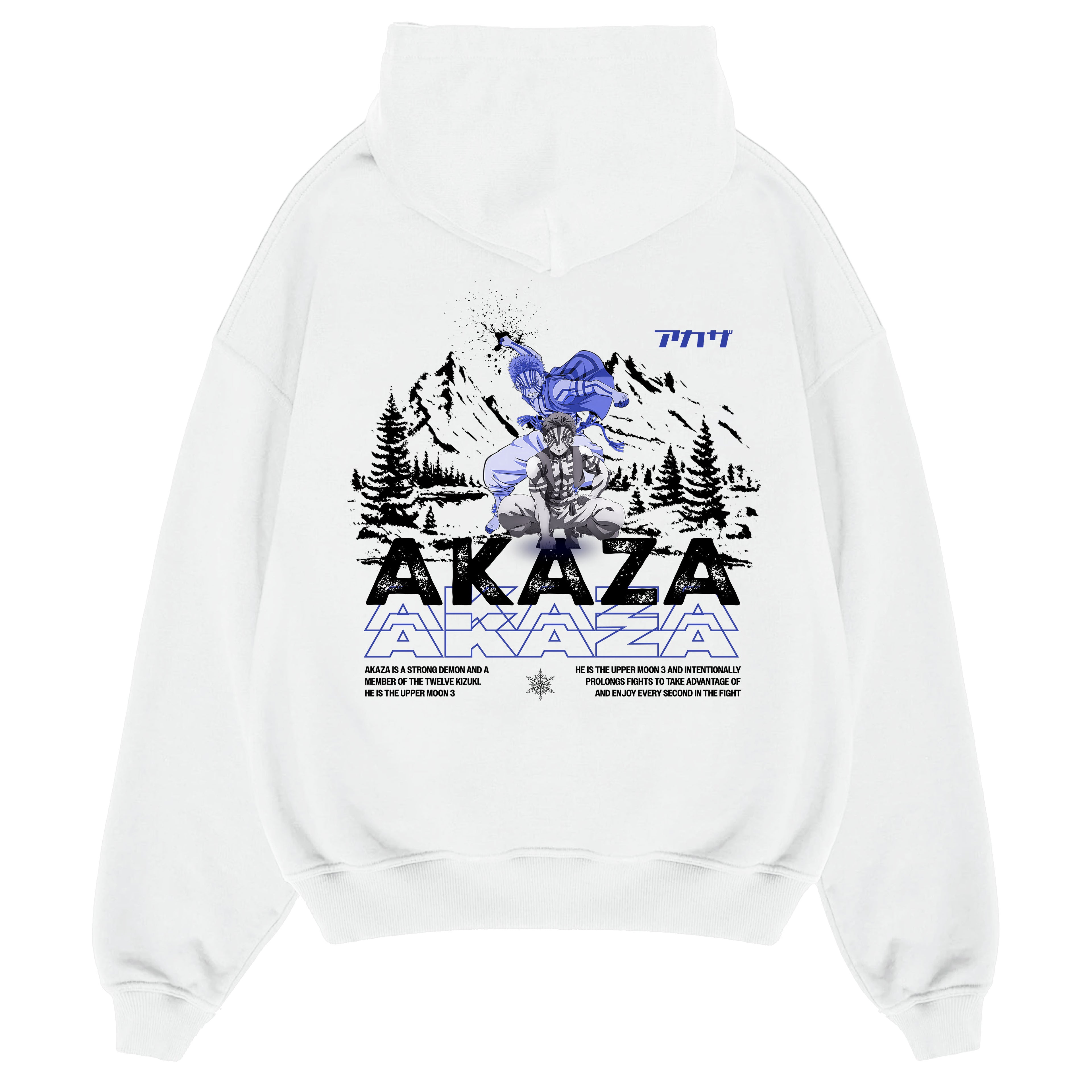 "Akaza" Demon Slayer - Oversized Hoodie
