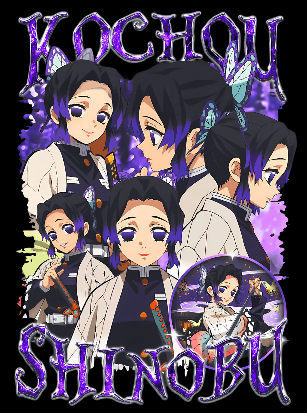 "Shinobu Kochou" - Oversized Hoodie