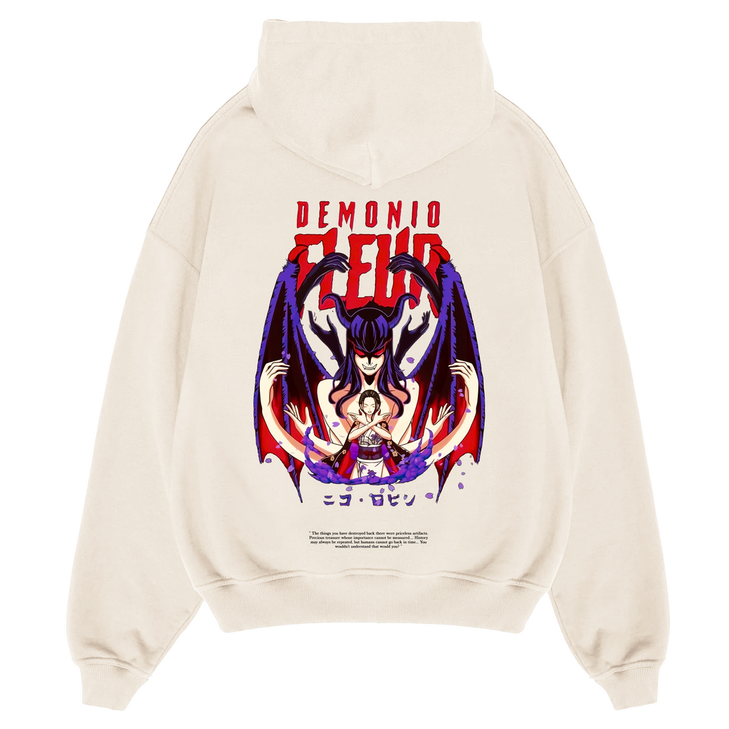 "Demonio Fleur" - Oversized Hoodie
