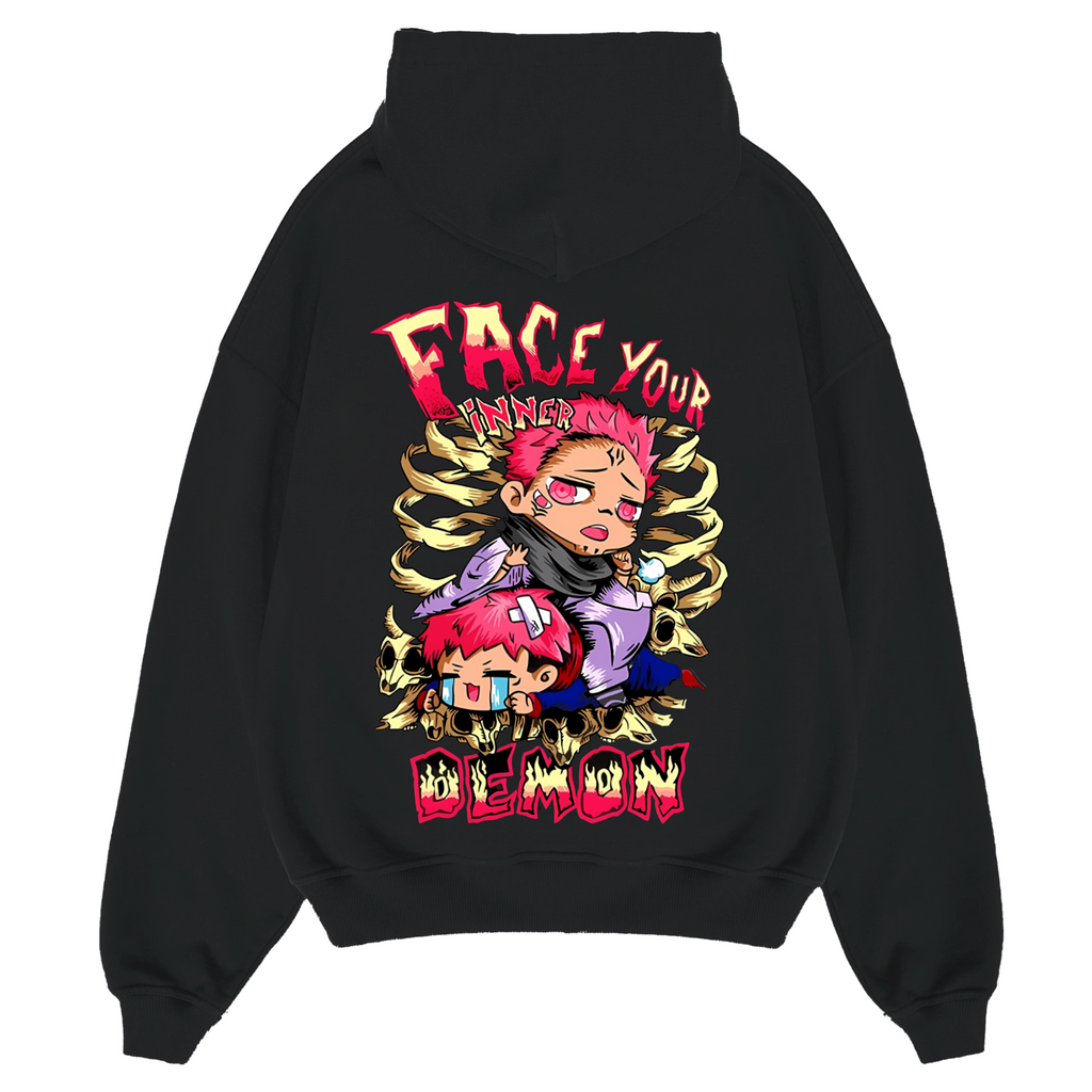 Face your Demon - Oversized Hoodie