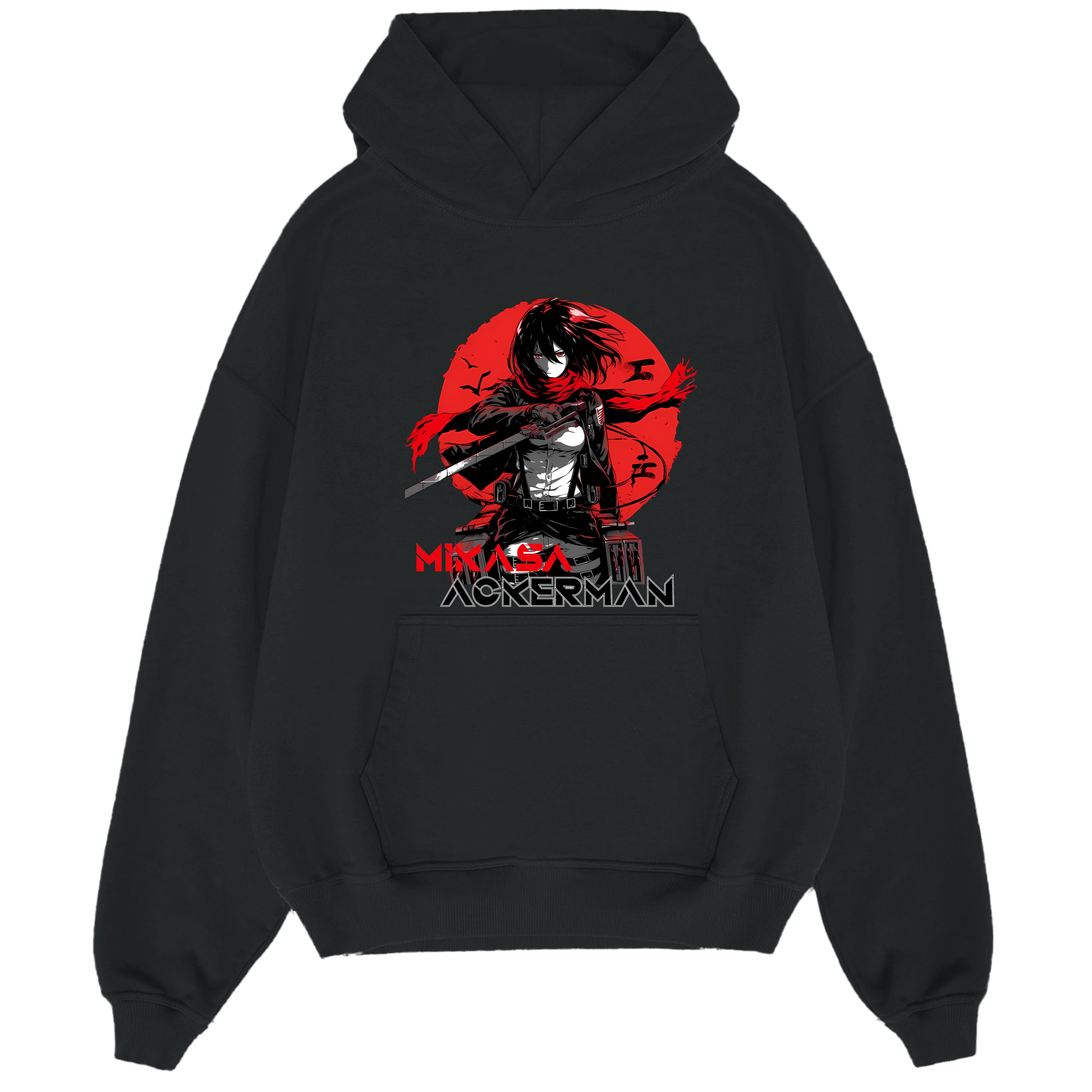 "Mikasa Akamann" - Oversized Hoodie