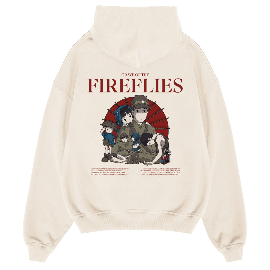 Grave of the Firelies - Oversized Hoodie