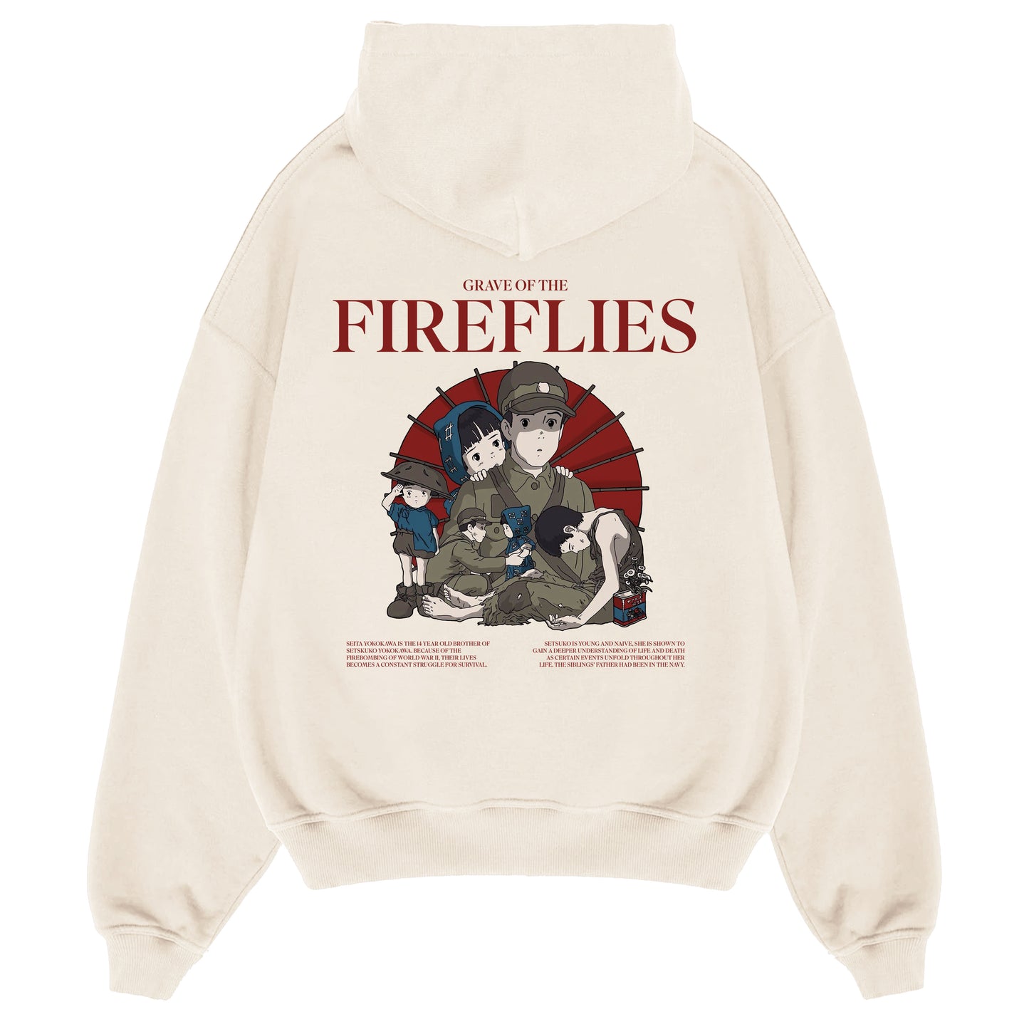 Grave of the Firelies - Oversize Hoodie