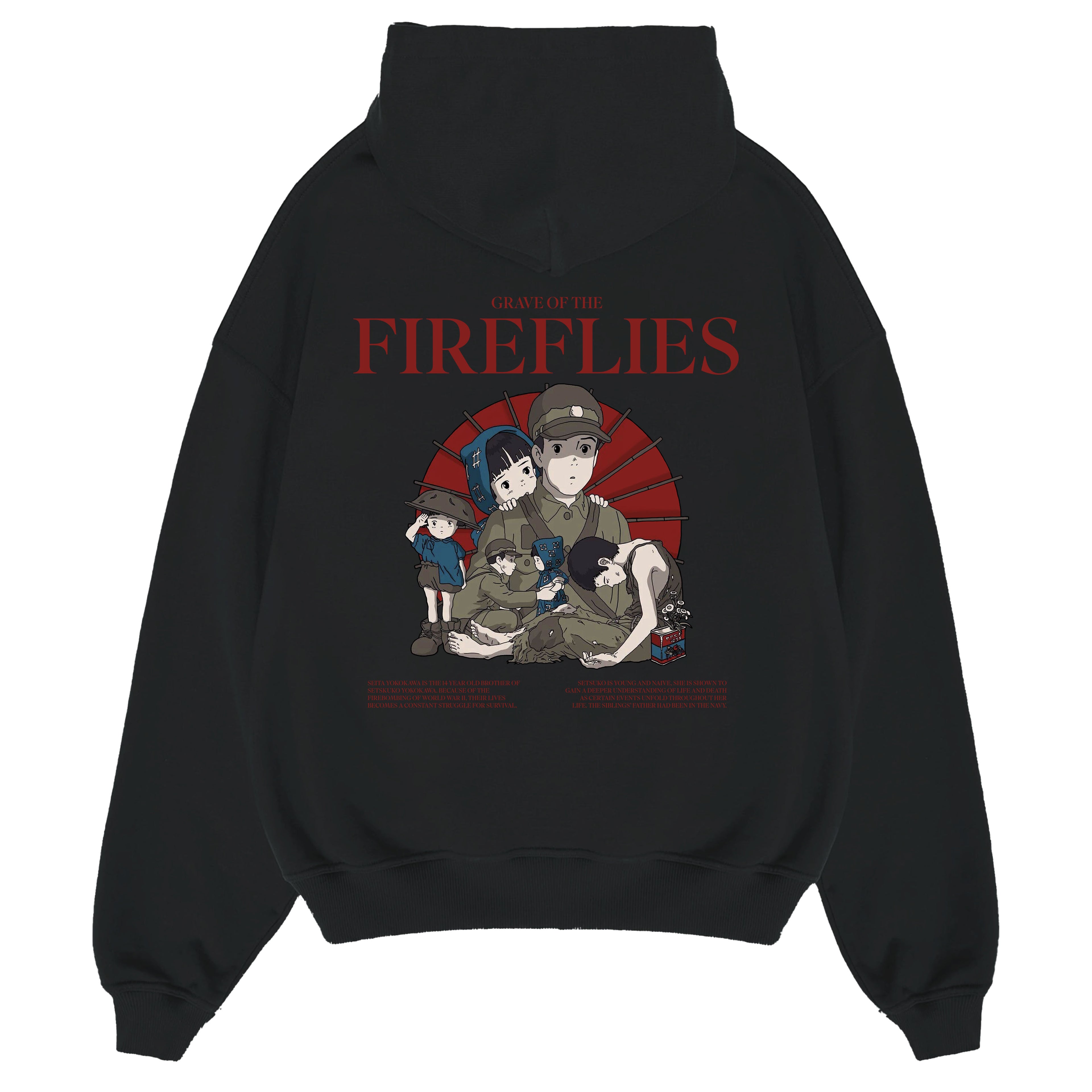 Grave of the Firelies - Oversized Hoodie