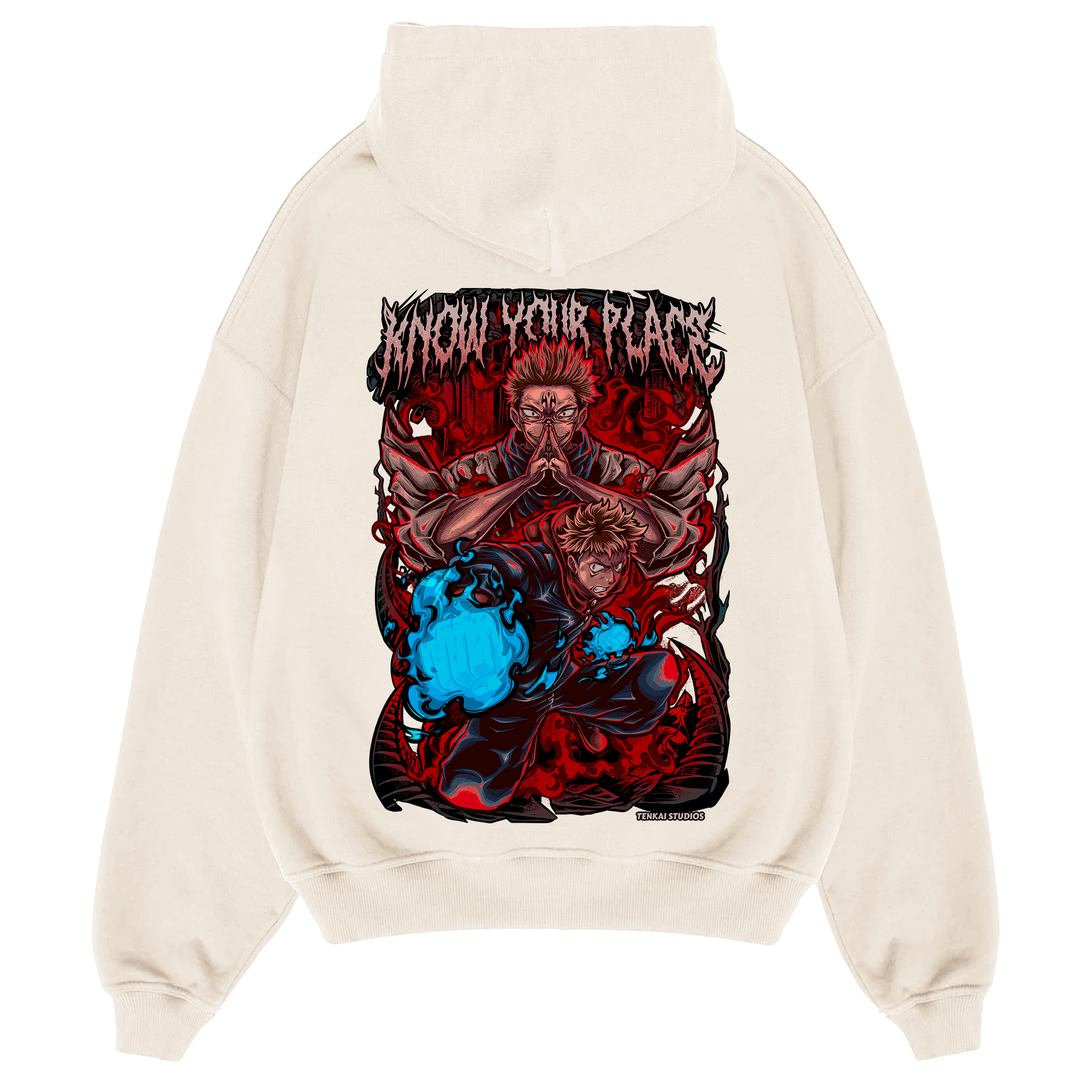 "Know your place - Sukuna" - Oversized Hoodie