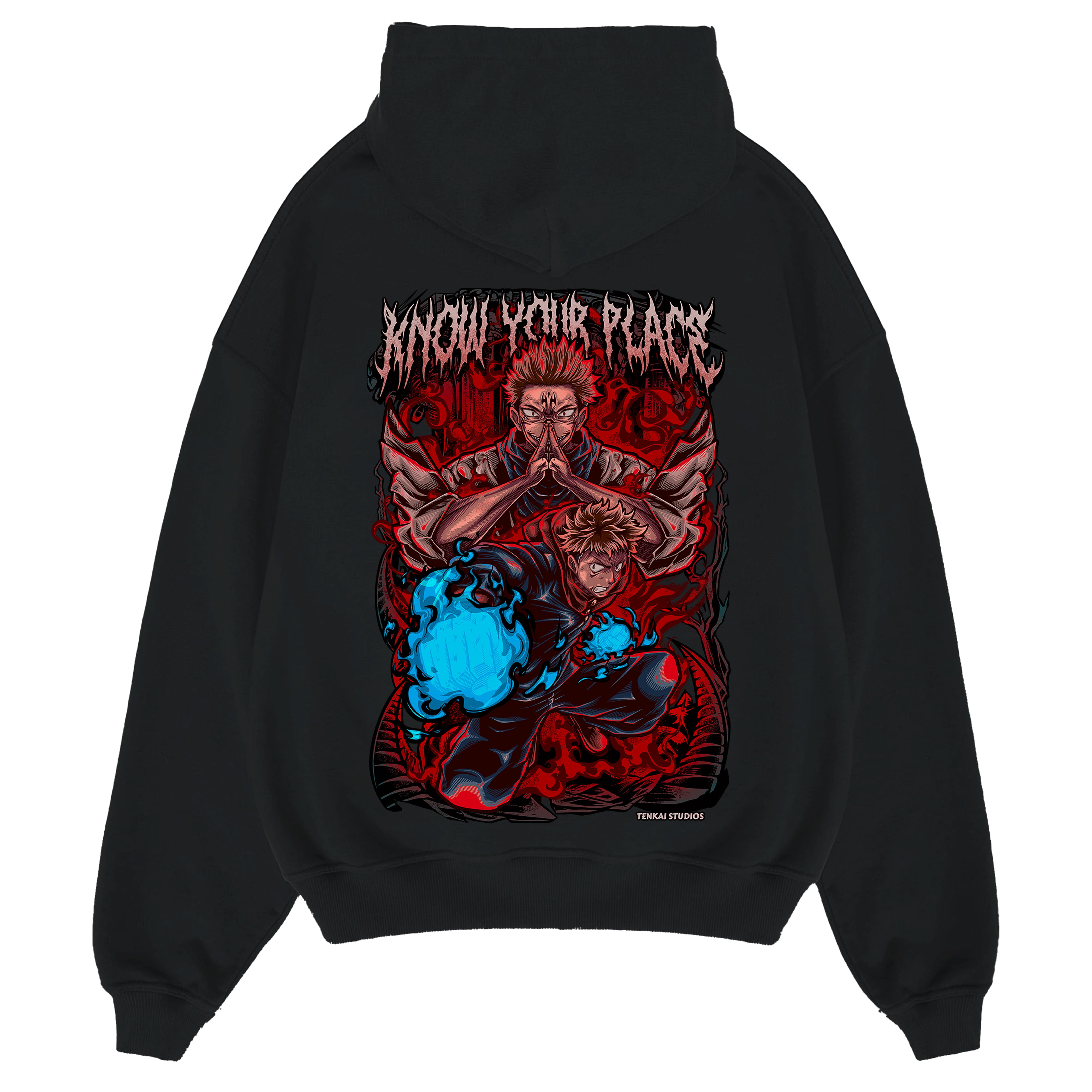 "Know your place - Sukuna" - Oversized Hoodie