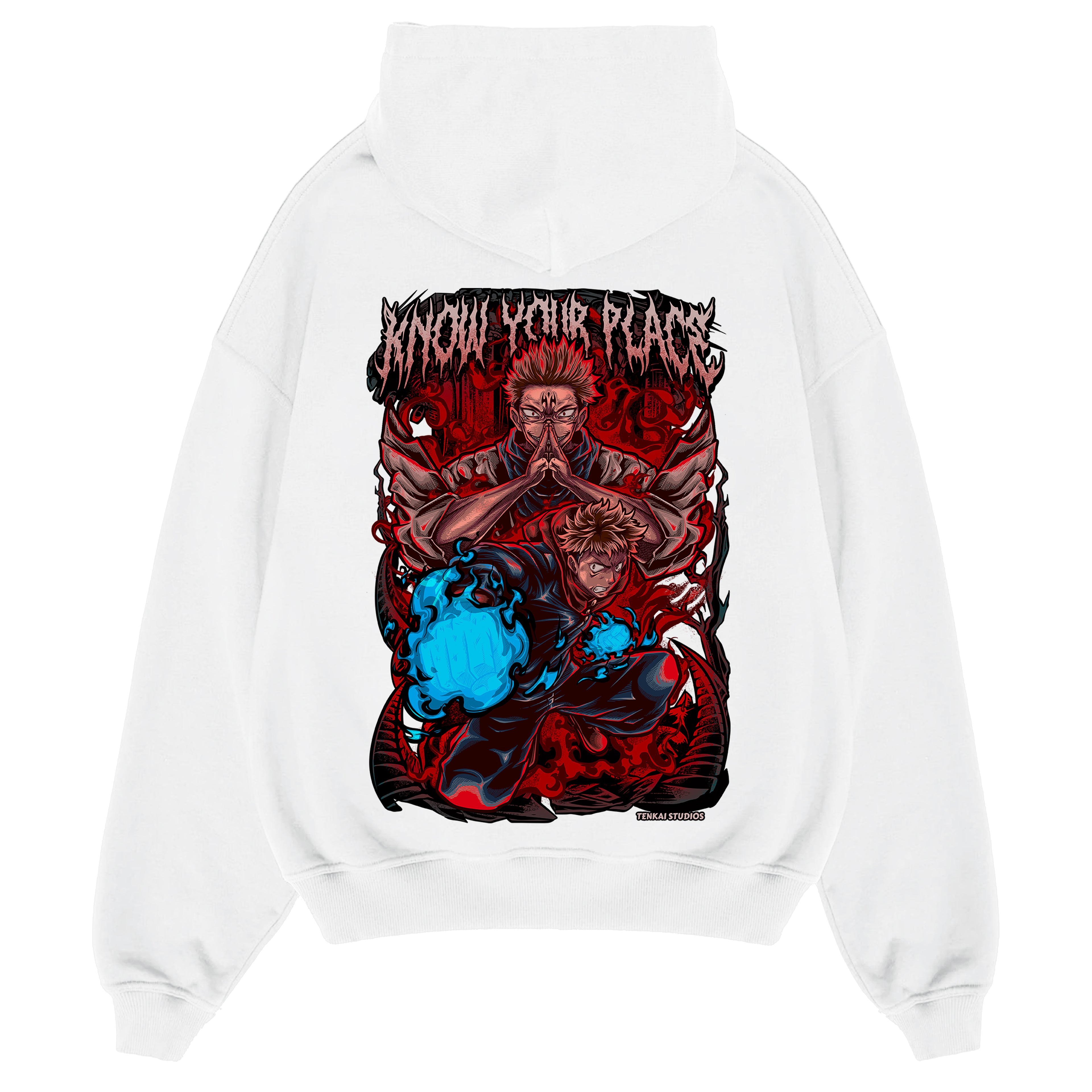 "Know your place - Sukuna" - Oversized Hoodie
