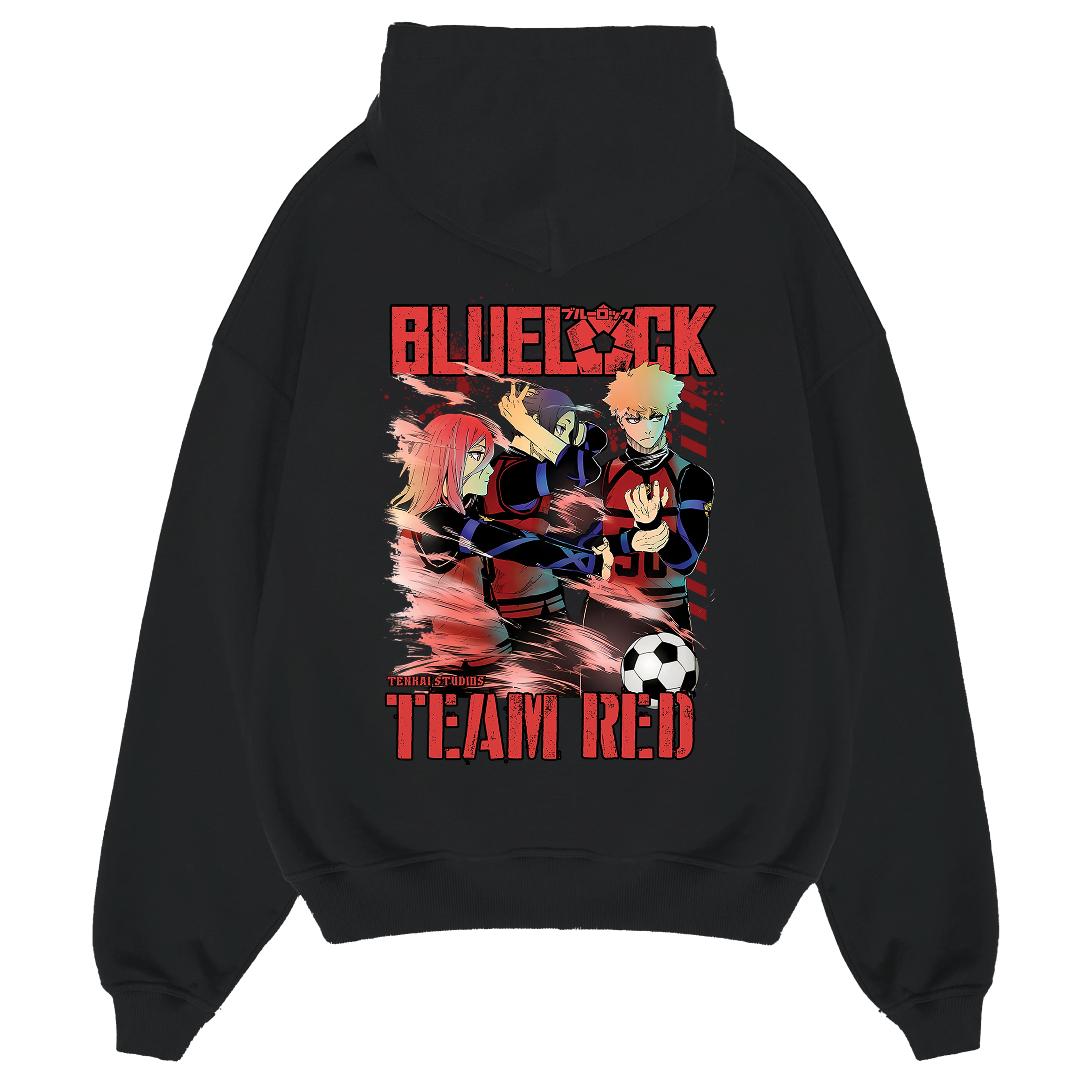 “Team Red” Blue Lock - Oversize Hoodie