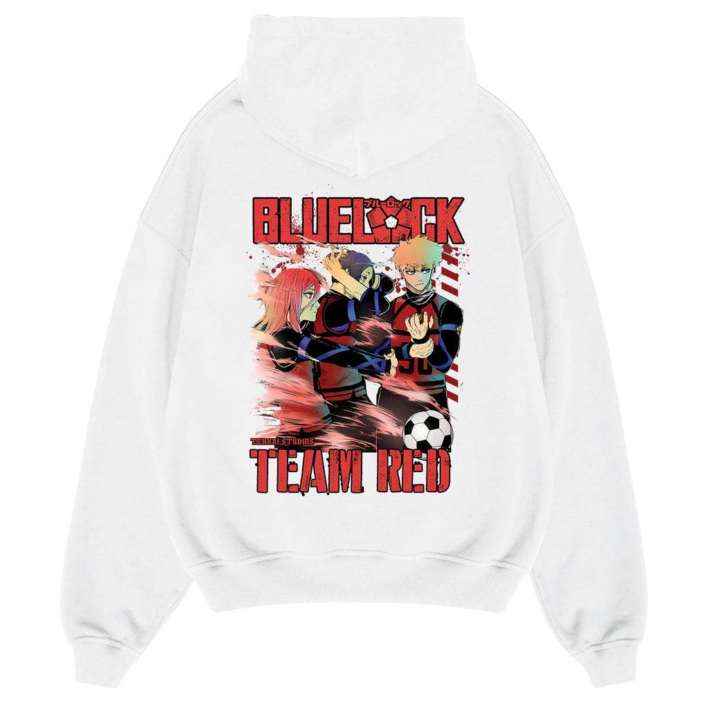 “Team Red” Blue Lock - Oversize Hoodie