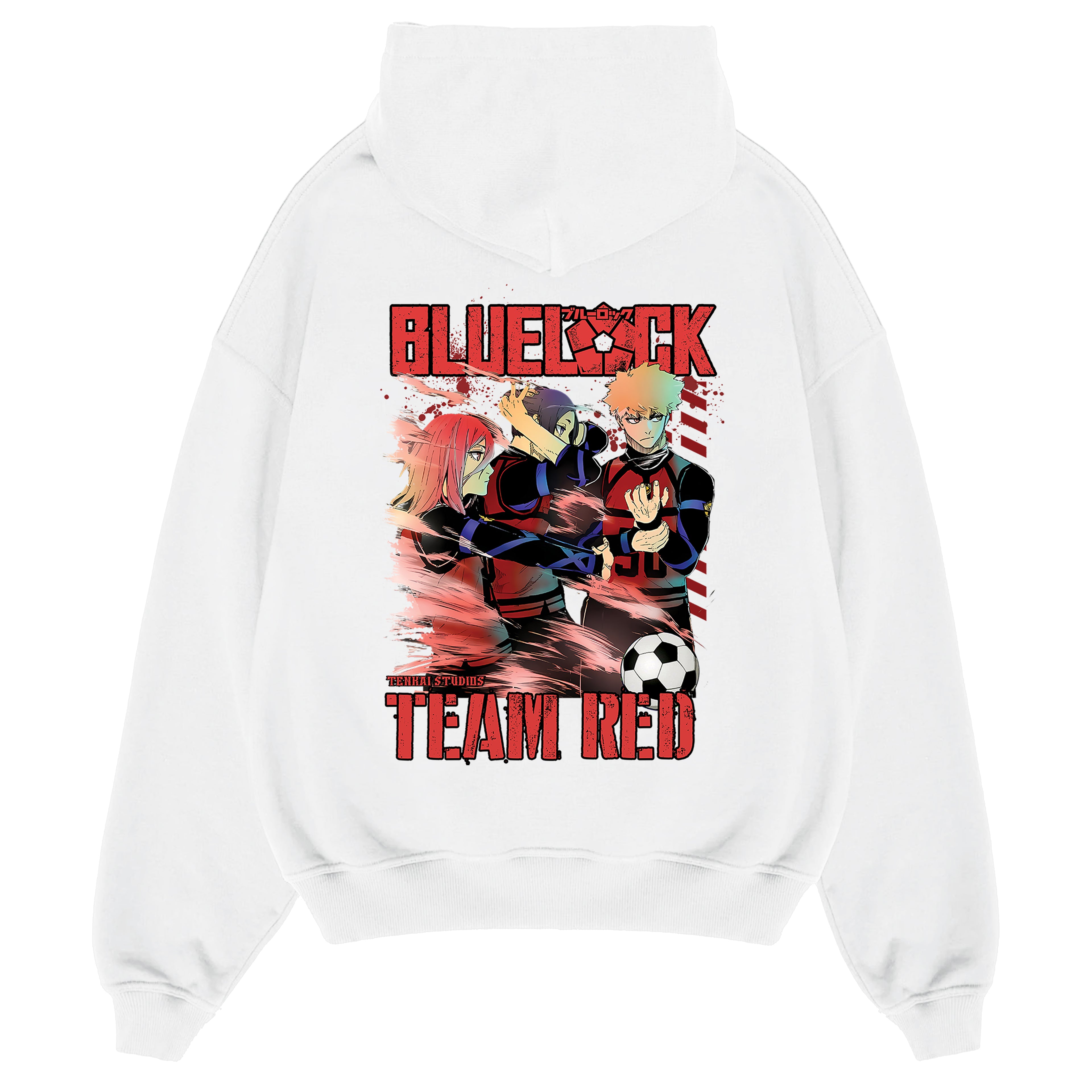 “Team Red” Blue Lock - Oversize Hoodie